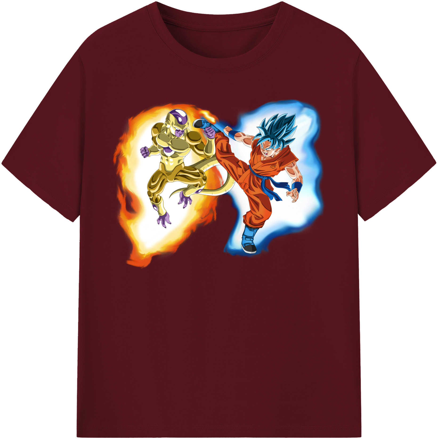 （画像用） ドラゴンボール フリーザ DRAGON BALL Frieza 綿100％半袖Tシャツ（フロントプリント）